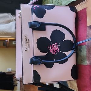 Kate Spade Blue and Pink Floral Purse